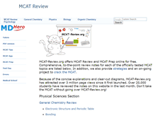 Tablet Screenshot of mcat-review.org